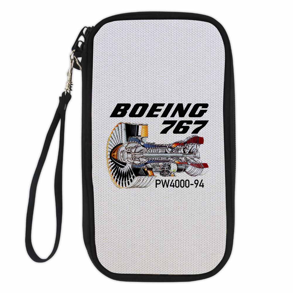 Boeing 767 Engine (PW4000-94) Designed Travel Cases & Wallets