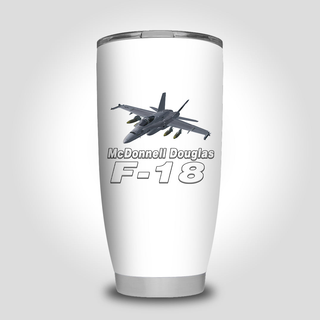 The McDonnell Douglas F18 Designed Tumbler Travel Mugs