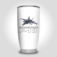 Thumbnail for The McDonnell Douglas F18 Designed Tumbler Travel Mugs