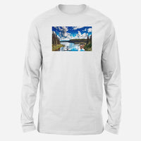 Thumbnail for Amazing Scenary & Sea Planes Designed Long-Sleeve T-Shirts