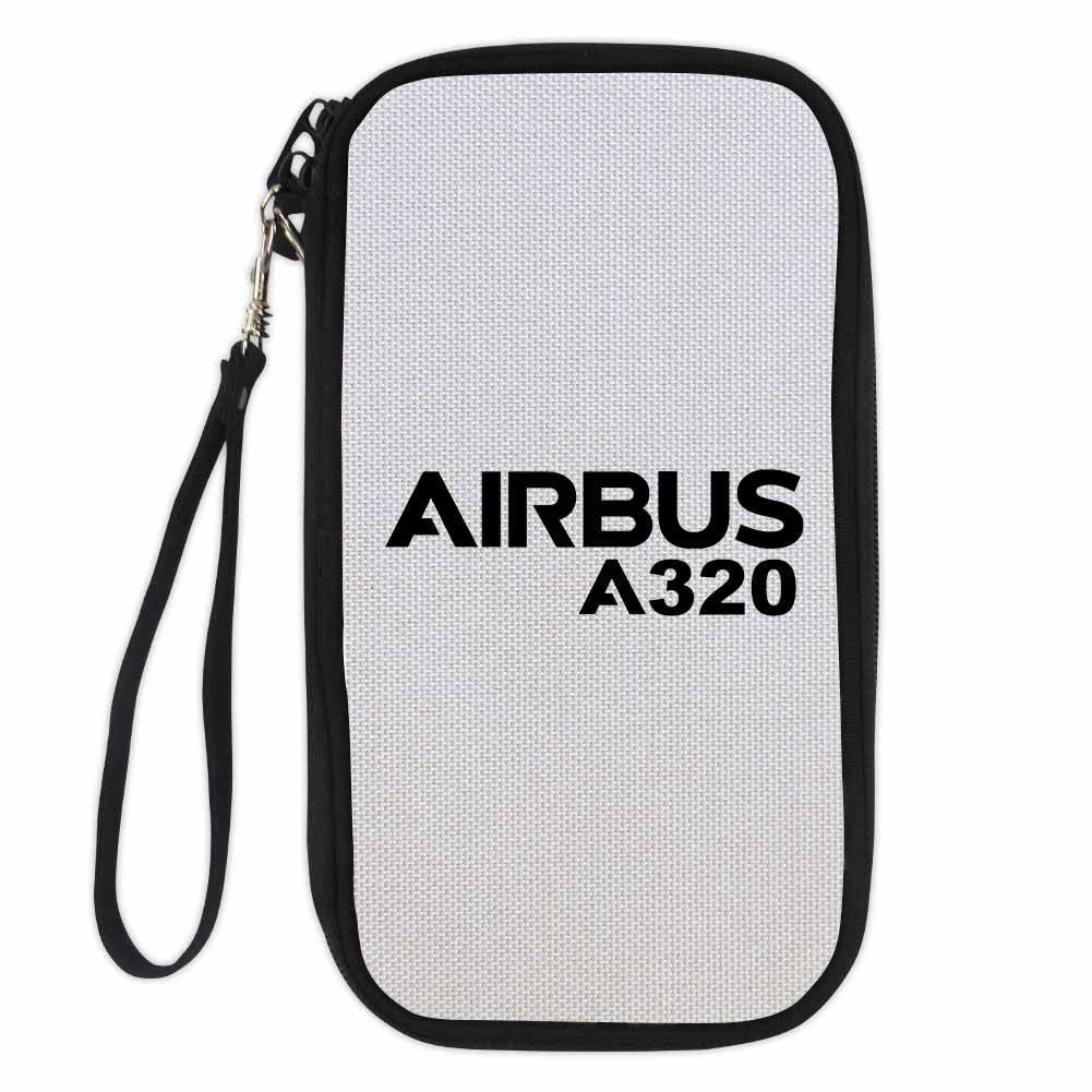 Airbus A320 & Text Designed Travel Cases & Wallets