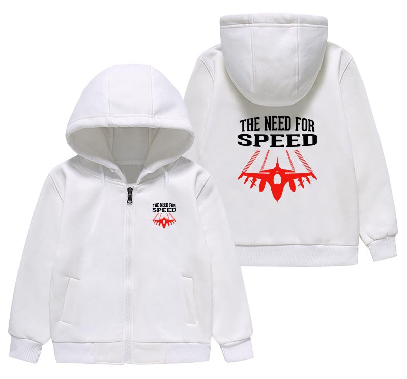 The Need For Speed Designed "CHILDREN" Zipped Hoodies