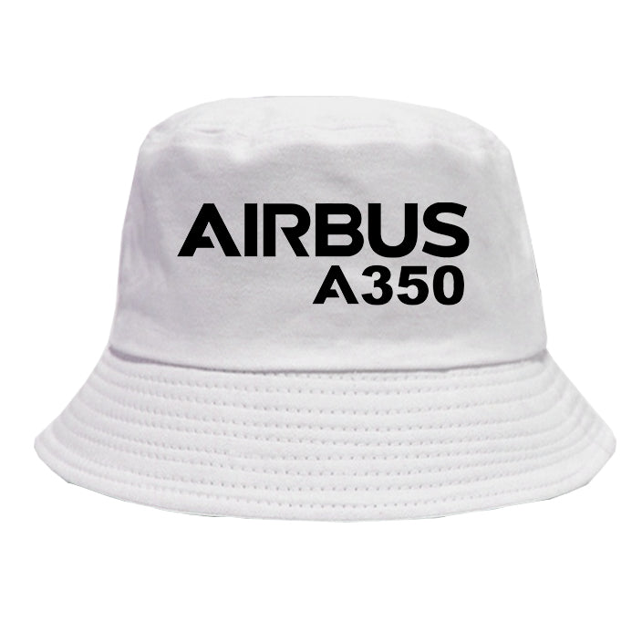 Airbus A350 & Text Designed Summer & Stylish Hats