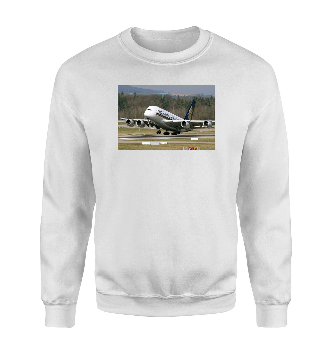 Departing Singapore Airlines A380 Designed Sweatshirts