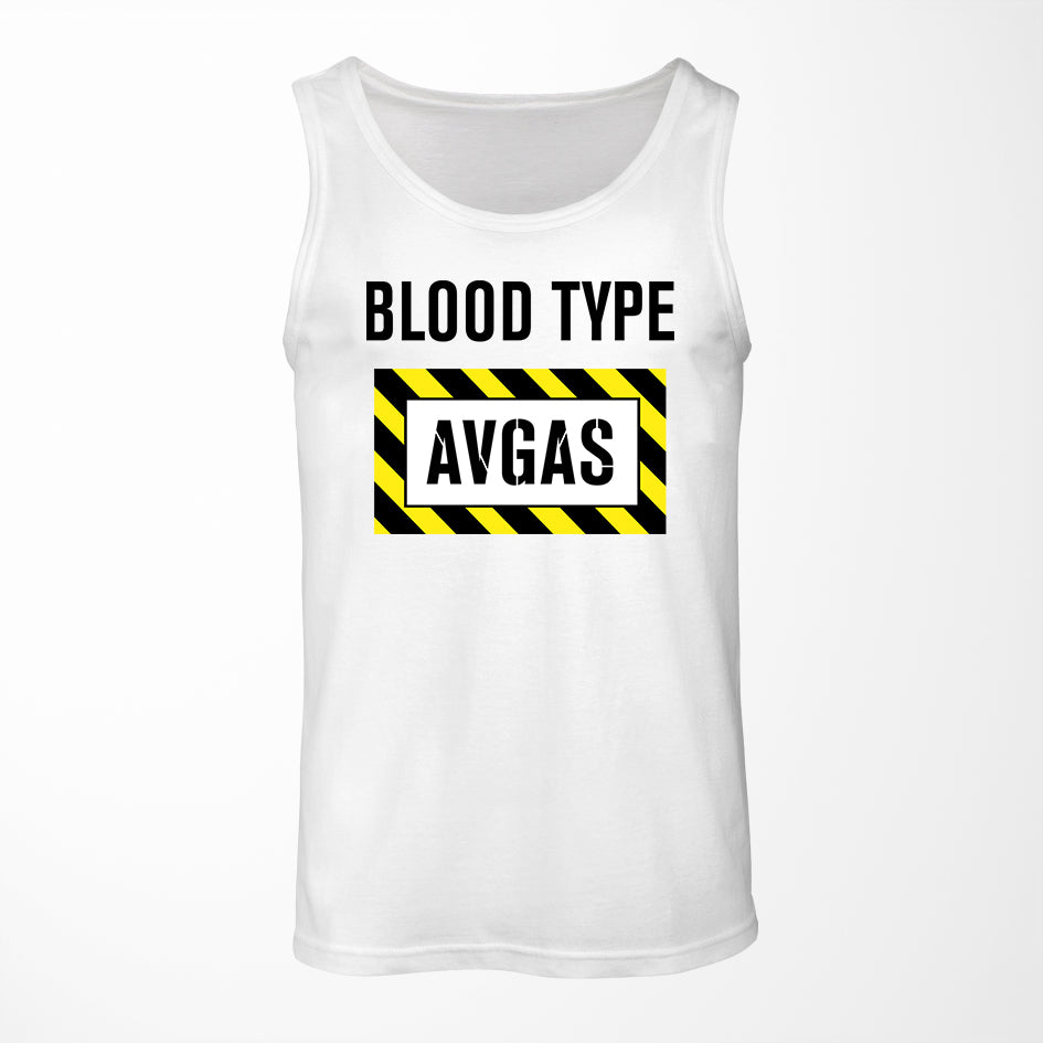 Blood Type AVGAS Designed Tank Tops