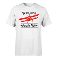 Thumbnail for Life is a journey Enjoy the Flight Designed T-Shirts