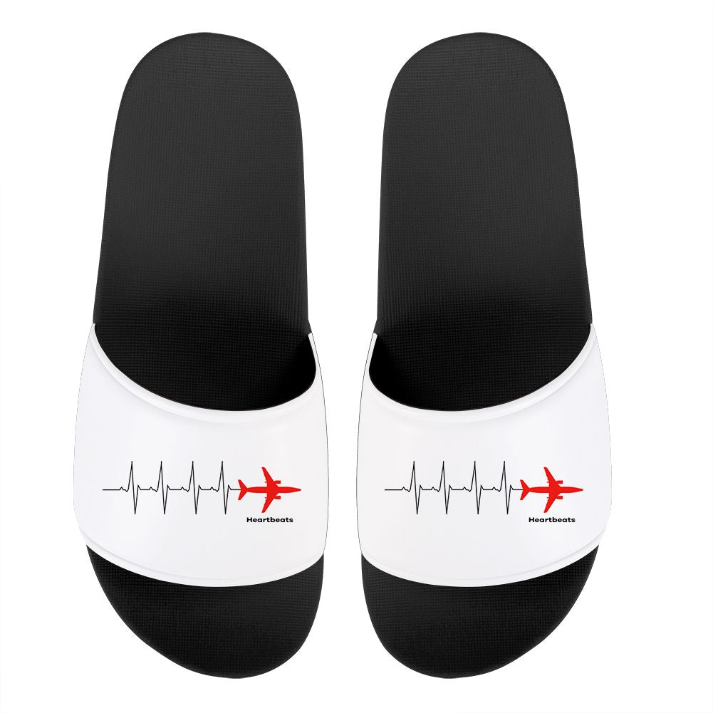 Aviation Heartbeats Designed Sport Slippers
