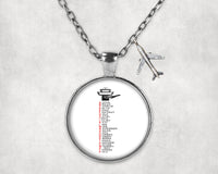Thumbnail for Aviation Alphabet Designed Necklaces