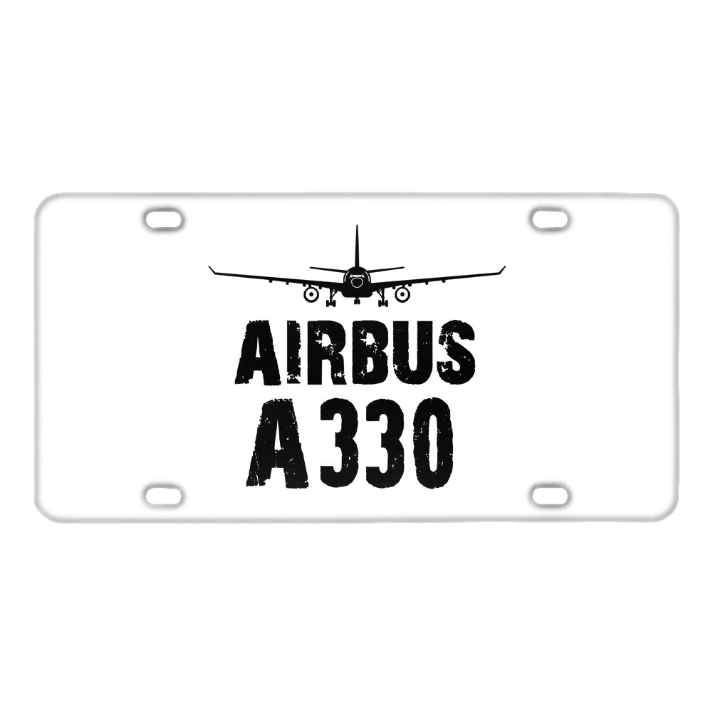 Airbus A330 & Plane Designed Metal (License) Plates