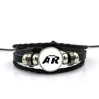 Thumbnail for ATR & Text Designed Leather Bracelets