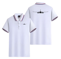 Thumbnail for Airbus A350 Silhouette Designed Stylish Polo T-Shirts (Double-Side)