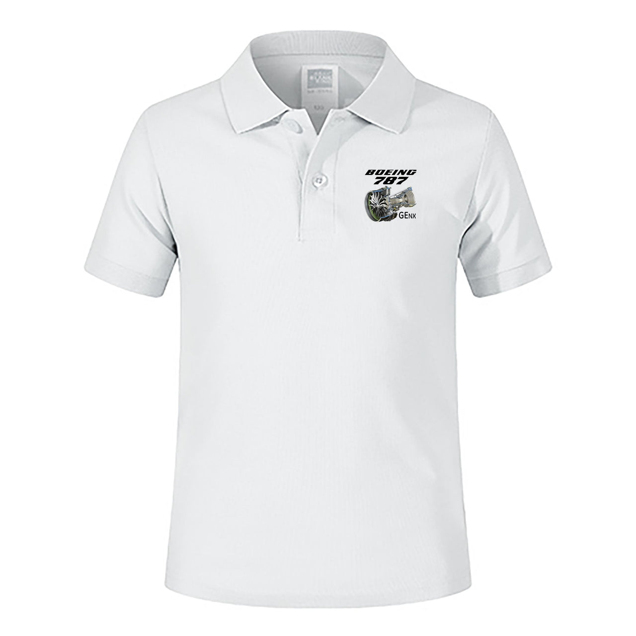 Boeing 787 & GENX Engine Designed Children Polo T-Shirts