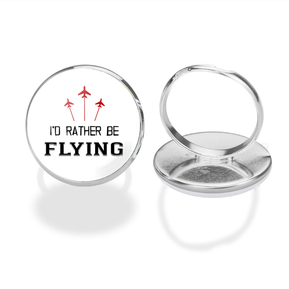 I'D Rather Be Flying Designed Rings