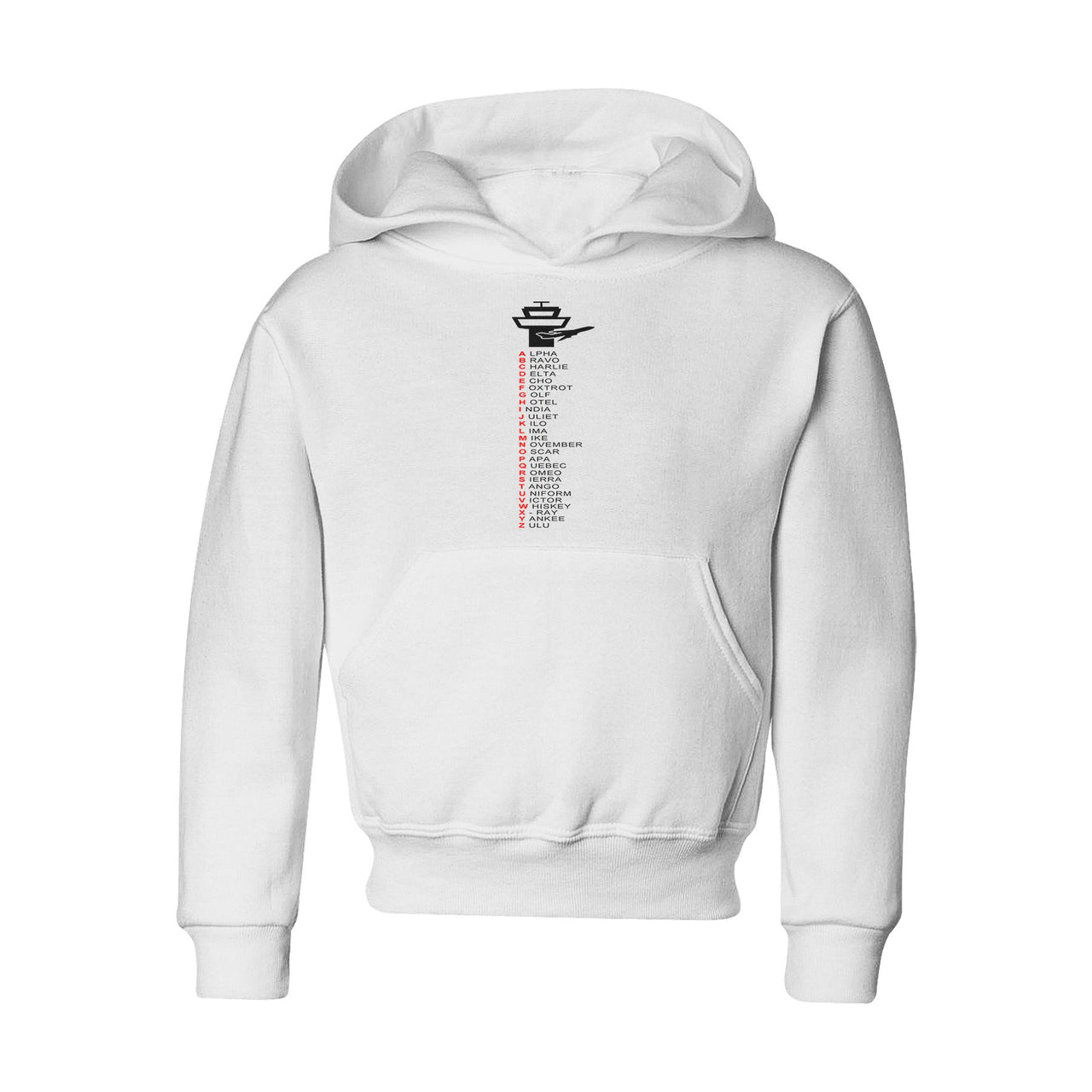 Aviation Alphabet Designed "CHILDREN" Hoodies