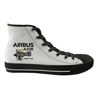 Thumbnail for Airbus A330 & Trent 700 Engine Designed Long Canvas Shoes (Women)