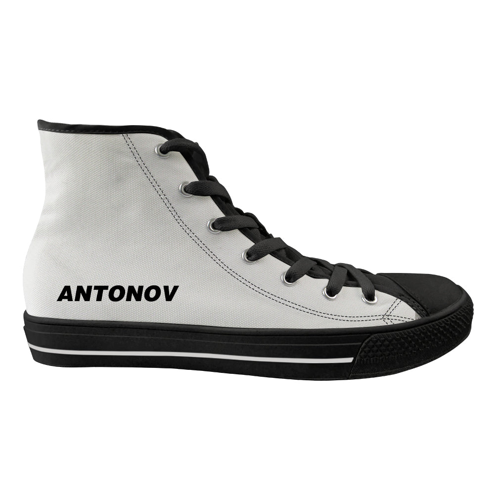 Antonov & Text Designed Long Canvas Shoes (Men)