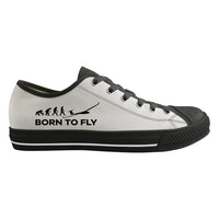 Thumbnail for Born To Fly Glider Designed Canvas Shoes (Men)