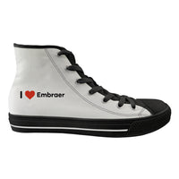 Thumbnail for I Love Embraer Designed Long Canvas Shoes (Women)