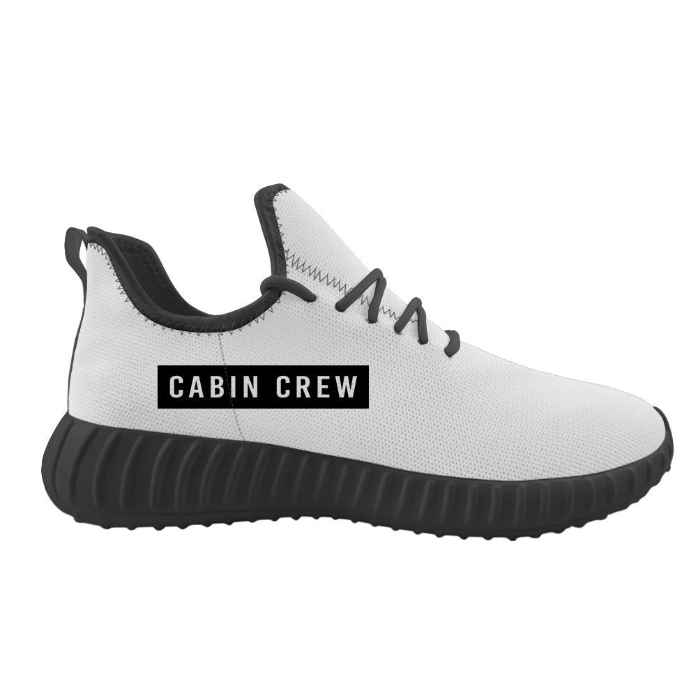 Cabin Crew Text Designed Sport Sneakers & Shoes (MEN)