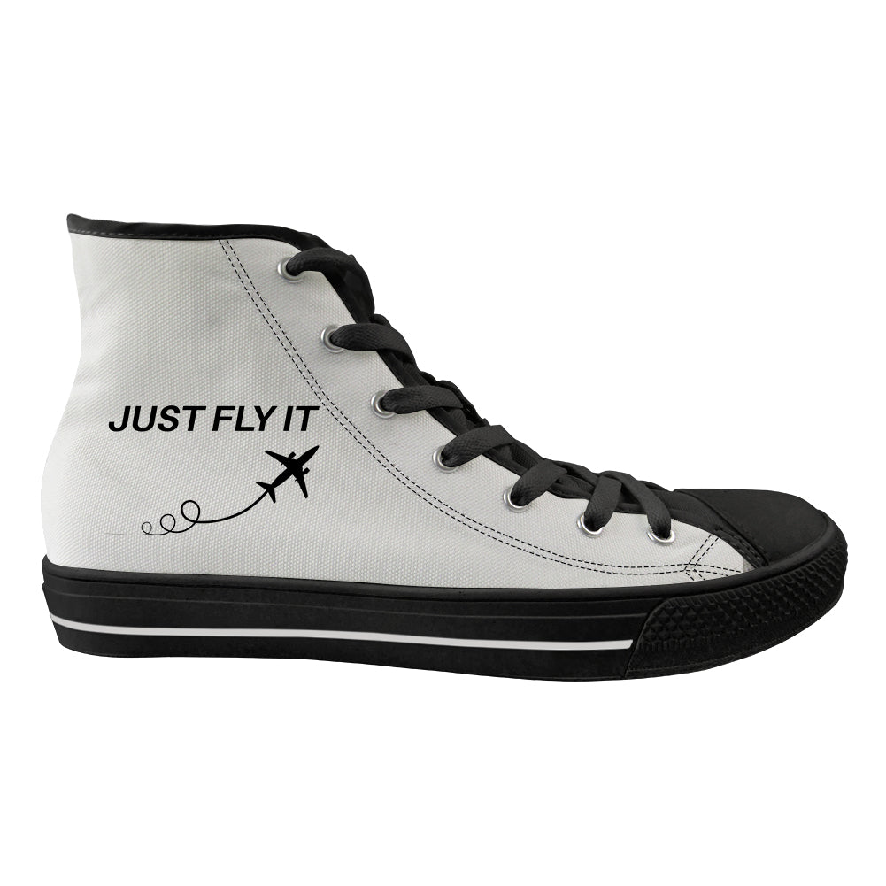 Just Fly It Designed Long Canvas Shoes (Women)