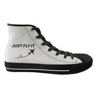 Thumbnail for Just Fly It Designed Long Canvas Shoes (Women)