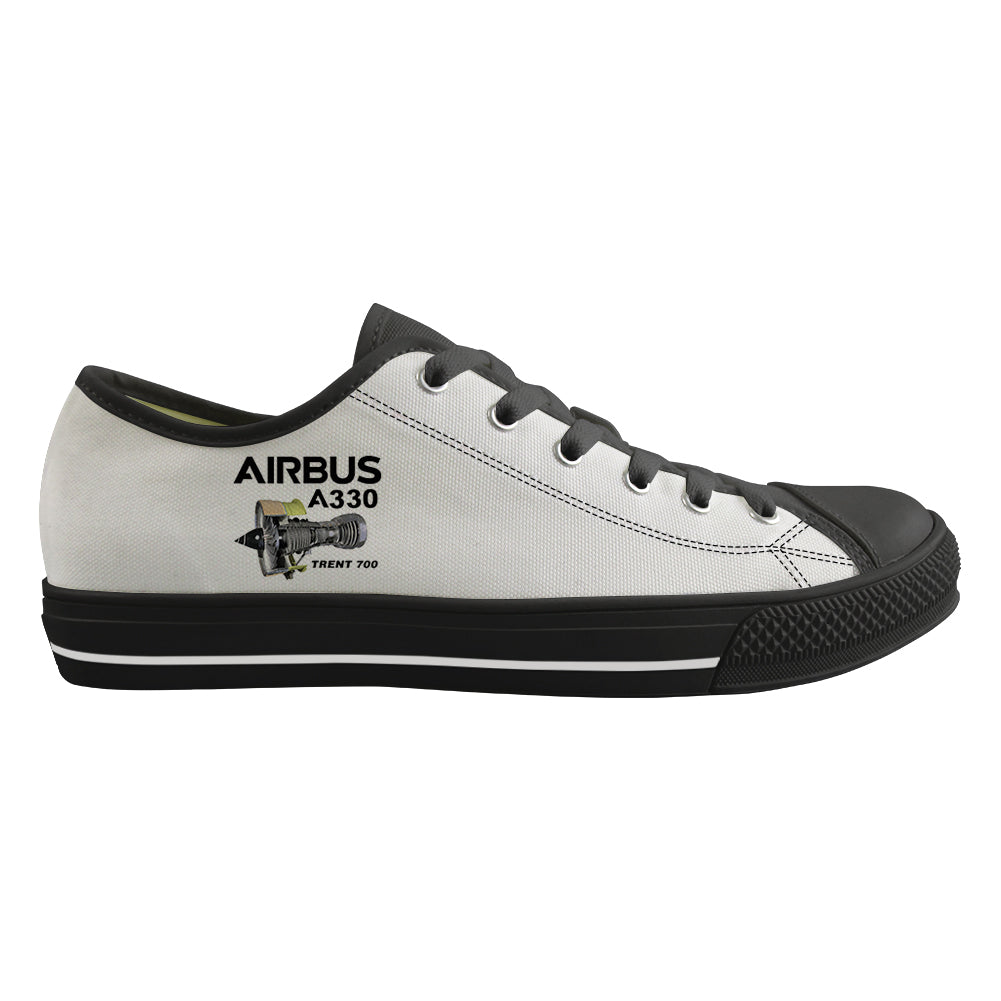 Airbus A330 & Trent 700 Engine Designed Canvas Shoes (Men)