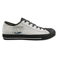 Thumbnail for Super Boeing 737+Text Designed Canvas Shoes (Men)