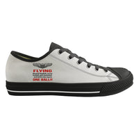 Thumbnail for Flying One Ball Designed Canvas Shoes (Men)