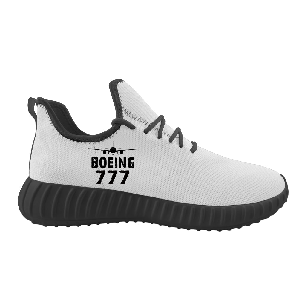 Boeing 777 & Plane Designed Sport Sneakers & Shoes (MEN)