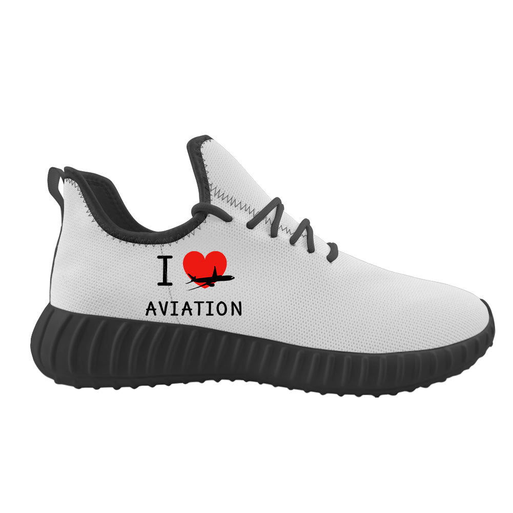 I Love Aviation Designed Sport Sneakers & Shoes (MEN)