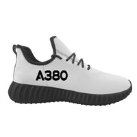 Thumbnail for A380 Flat Text Designed Sport Sneakers & Shoes (MEN)