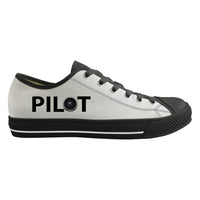 Thumbnail for Pilot & Jet Engine Designed Canvas Shoes (Women)