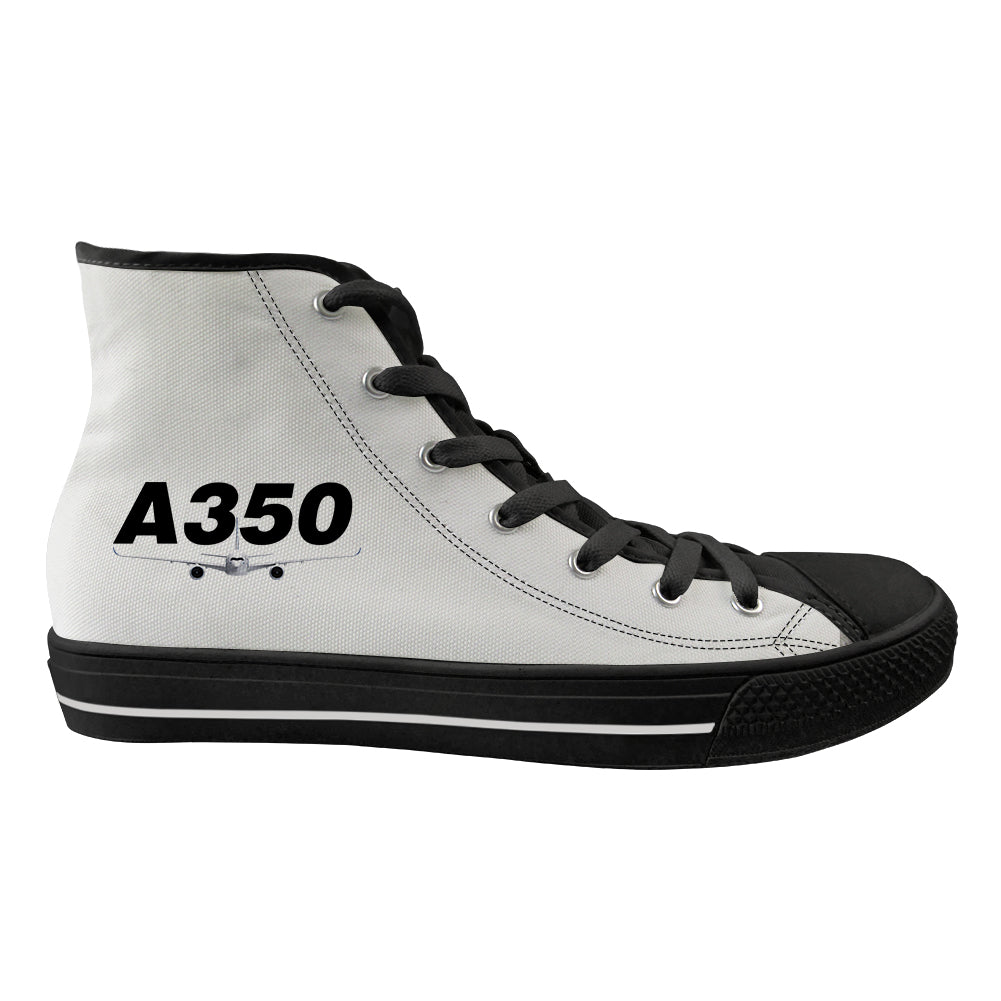 Super Airbus A350 Designed Long Canvas Shoes (Women)