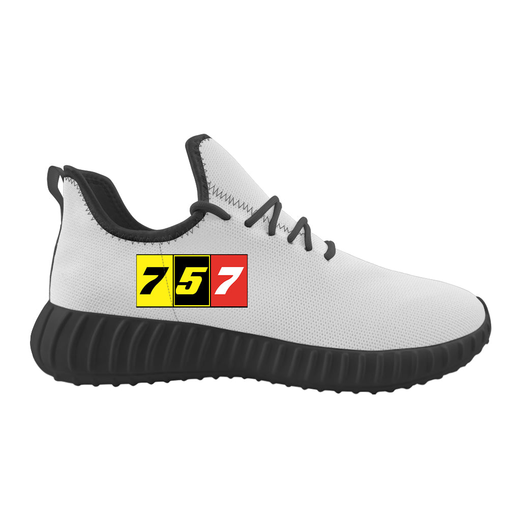 Flat Colourful 757 Designed Sport Sneakers & Shoes (MEN)