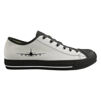 Thumbnail for Boeing 747 Silhouette Designed Canvas Shoes (Women)