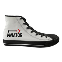 Thumbnail for Aviator Designed Long Canvas Shoes (Women)