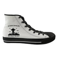 Thumbnail for Air Traffic Controllers - We Rule The Sky Designed Long Canvas Shoes (Women)