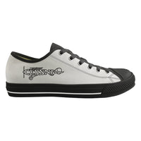 Thumbnail for Special Cessna Text Designed Canvas Shoes (Men)