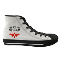 Thumbnail for The Need For Speed Designed Long Canvas Shoes (Women)