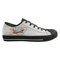 Thumbnail for Super Boeing 747 Intercontinental Designed Canvas Shoes (Women)