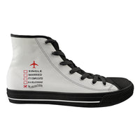 Thumbnail for In Aviation Designed Long Canvas Shoes (Women)