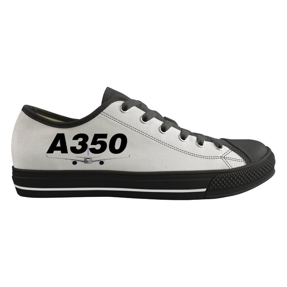 Super Airbus A350 Designed Canvas Shoes (Men)