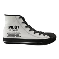 Thumbnail for Pilot [Noun] Designed Long Canvas Shoes (Women)
