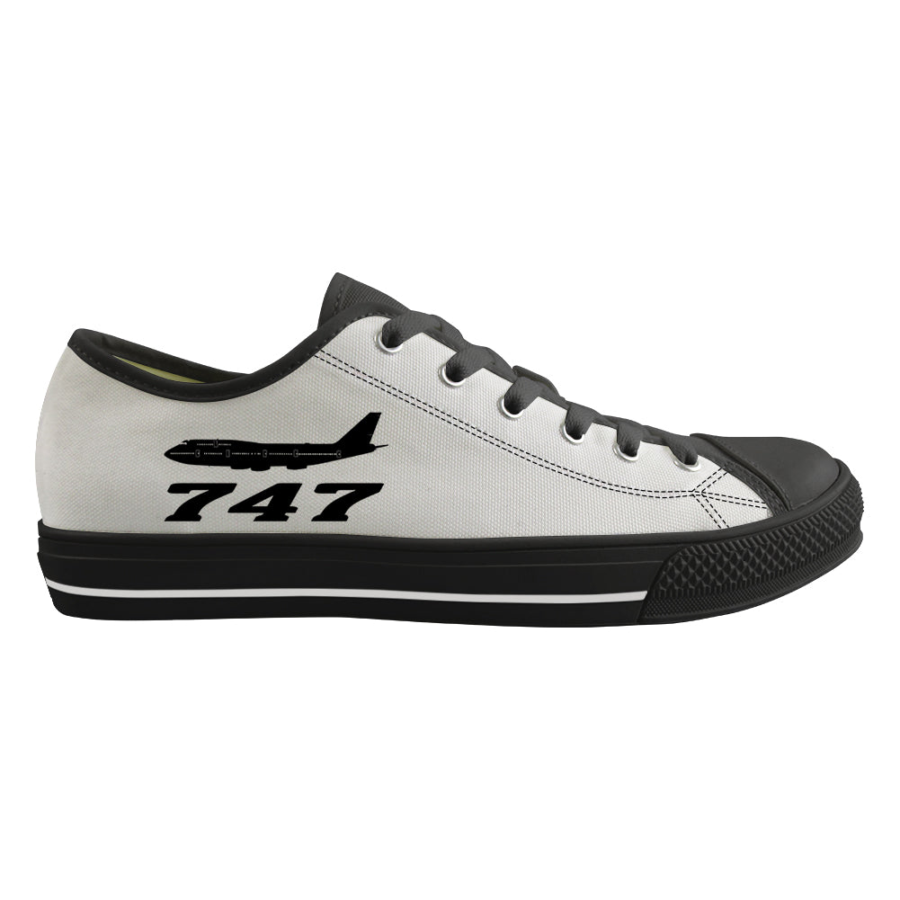 Boeing 747 - Queen of the Skies (2) Designed Canvas Shoes (Men)