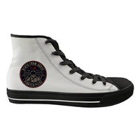 Thumbnail for Fighter Jet 16 - Death From Above Designed Long Canvas Shoes (Men)