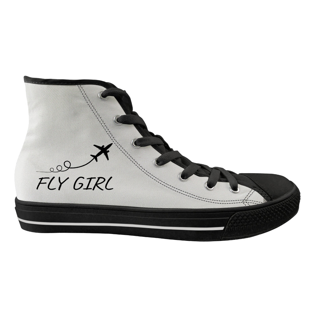 Just Fly It & Fly Girl Designed Long Canvas Shoes (Women)