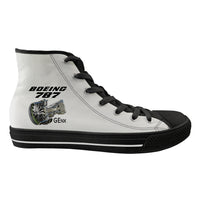 Thumbnail for Boeing 787 & GENX Engine Designed Long Canvas Shoes (Men)