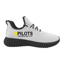 Thumbnail for Pilots They Know How To Fly Designed Sport Sneakers & Shoes (WOMEN)