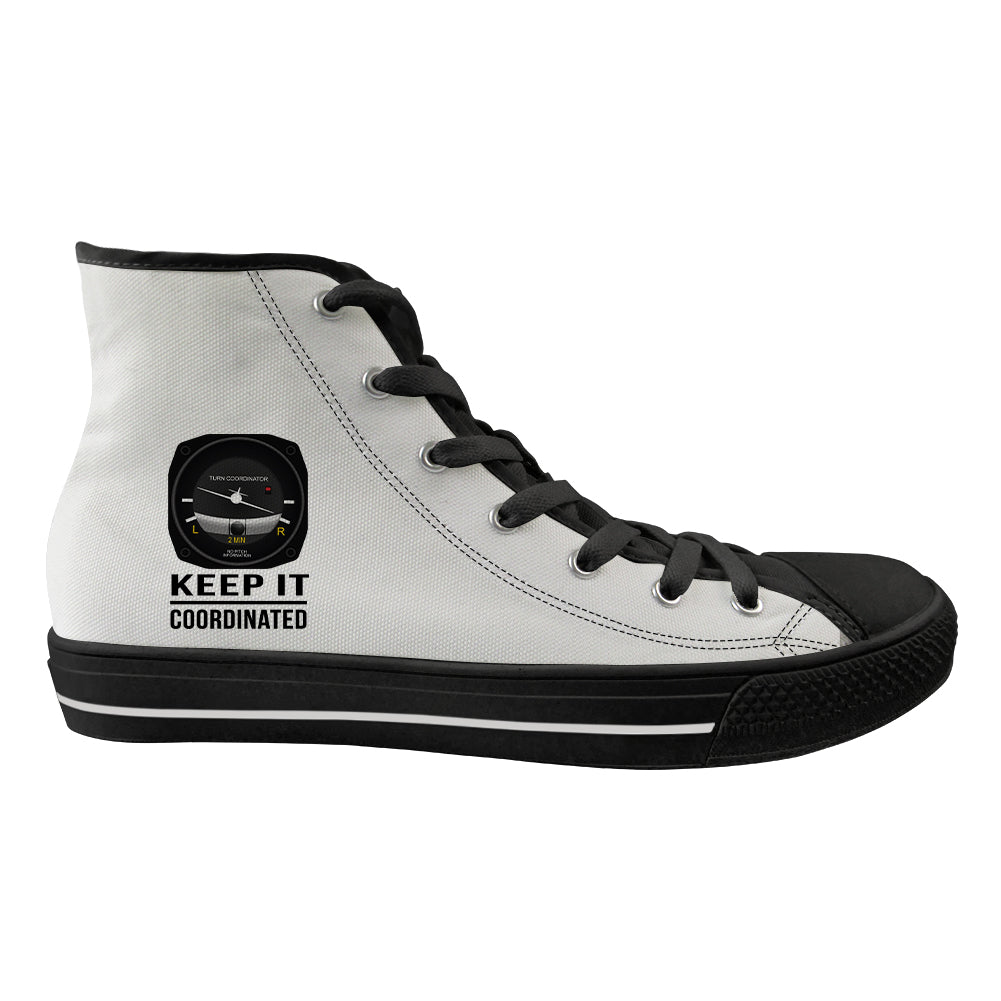 Keep It Coordinated Designed Long Canvas Shoes (Women)