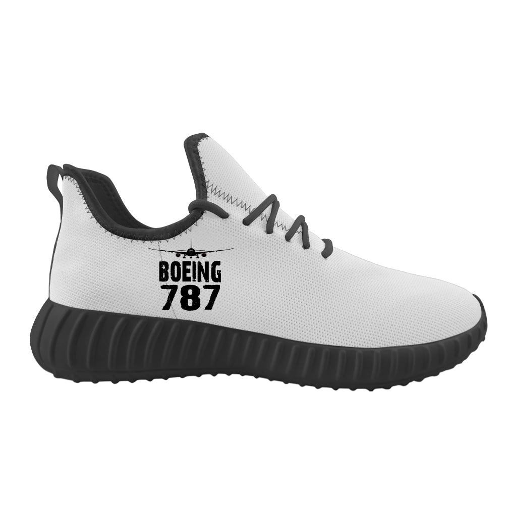 Boeing 787 & Plane Designed Sport Sneakers & Shoes (MEN)